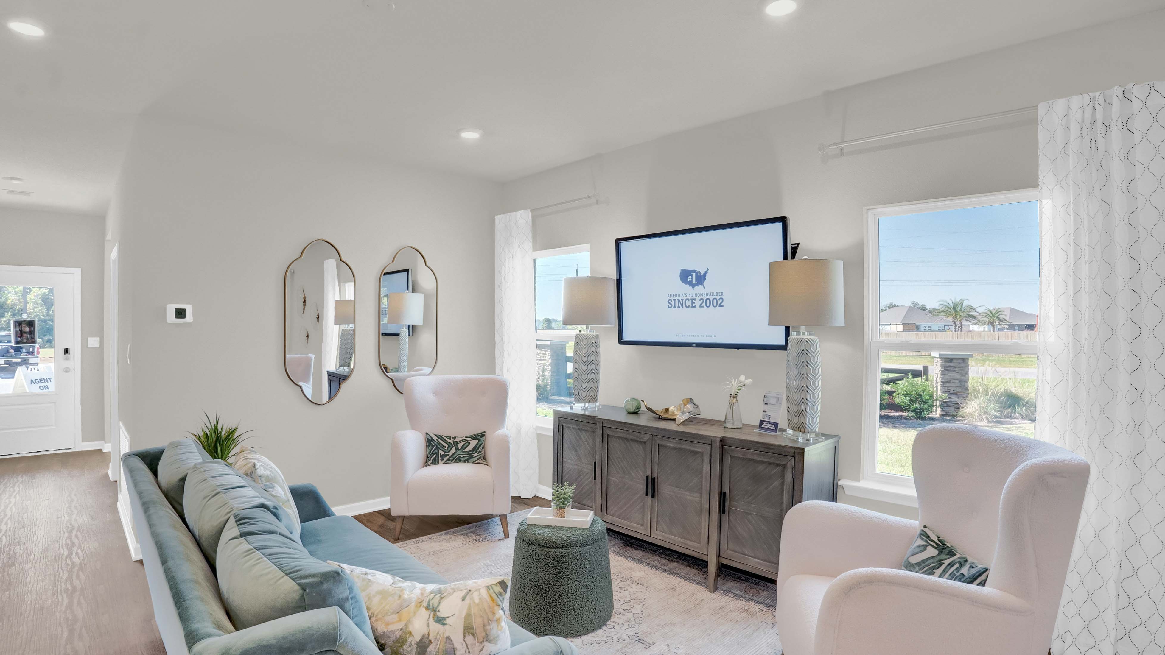 Interior of brand-new home.