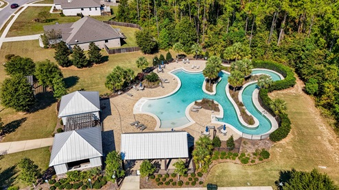 Amenity drone view.