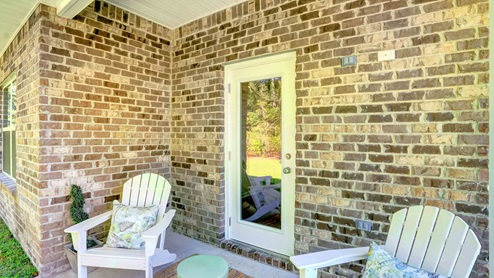 New home back porch.