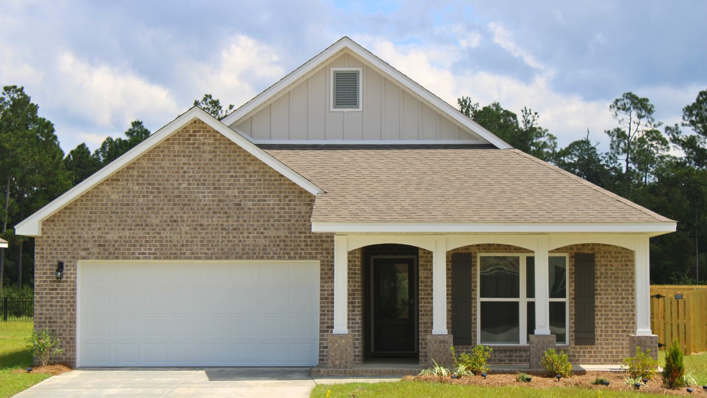 Delray new home exterior.