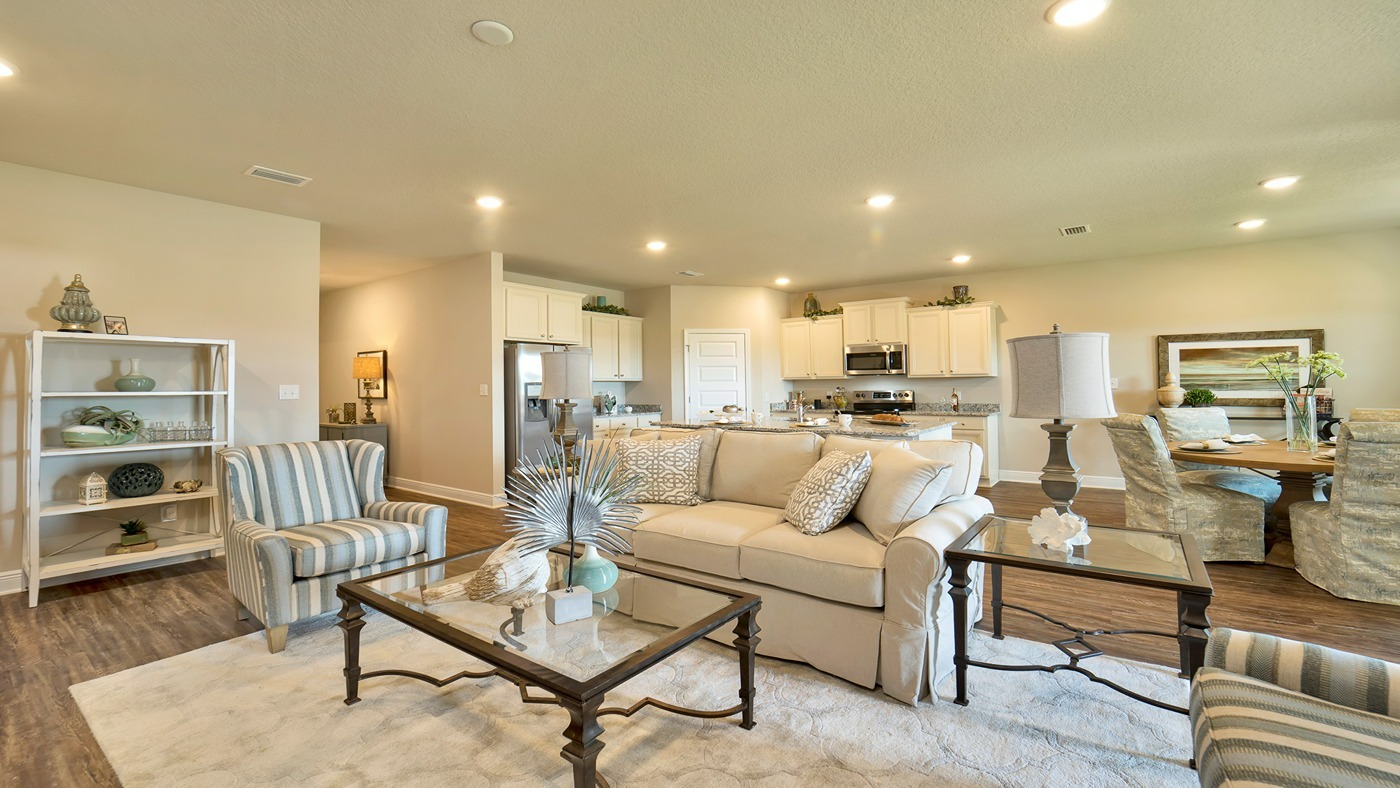 Delray new home interior.