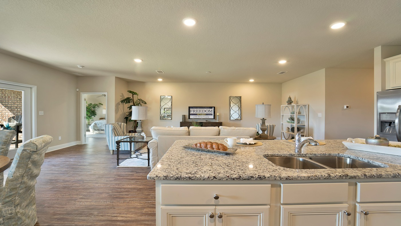 Delray new home interior.