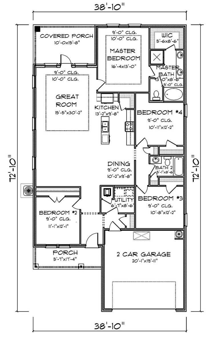 Elevation a floorplan