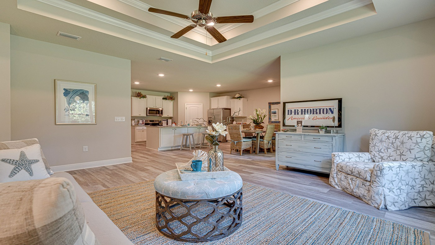 Rhett model home interior.