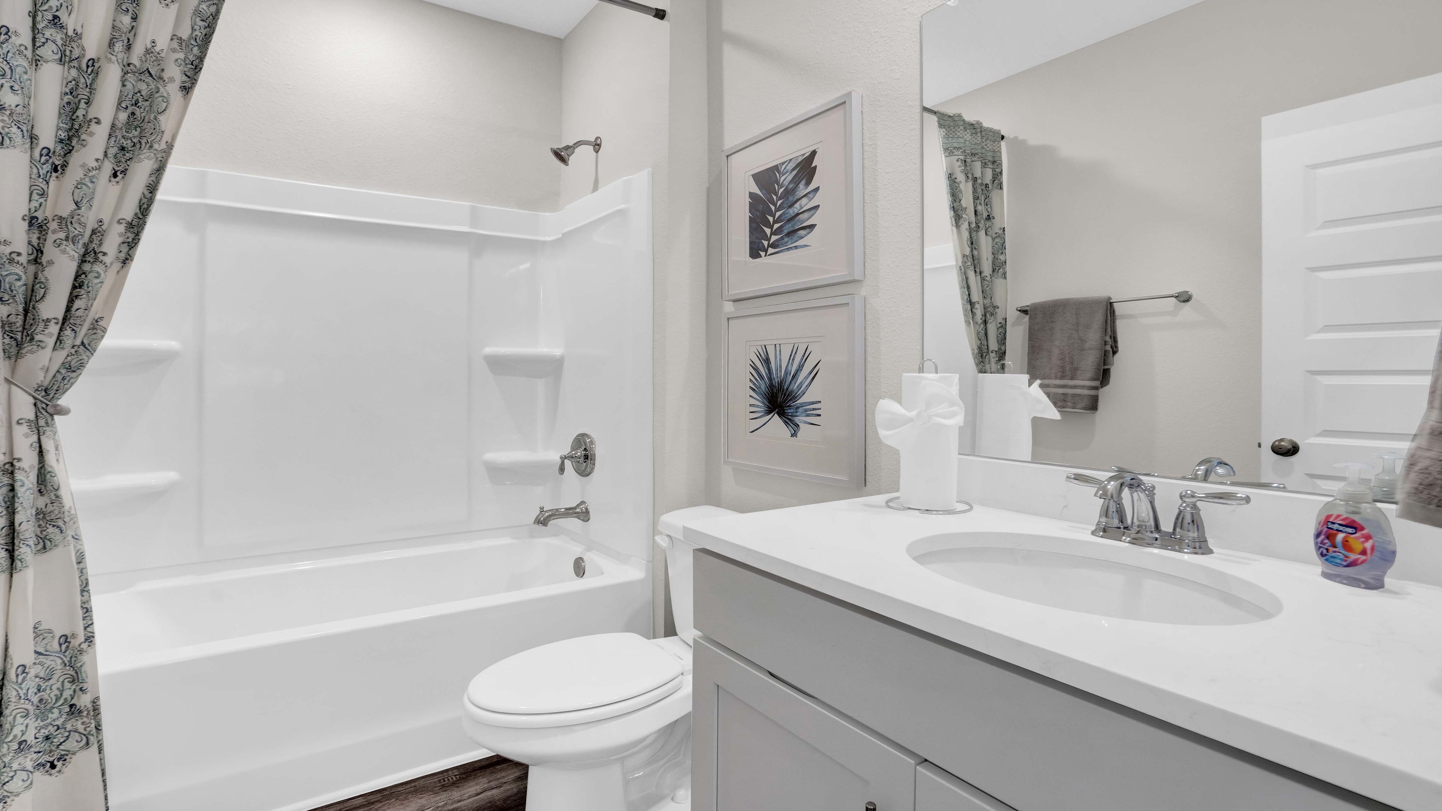 Interior of Destin model home.