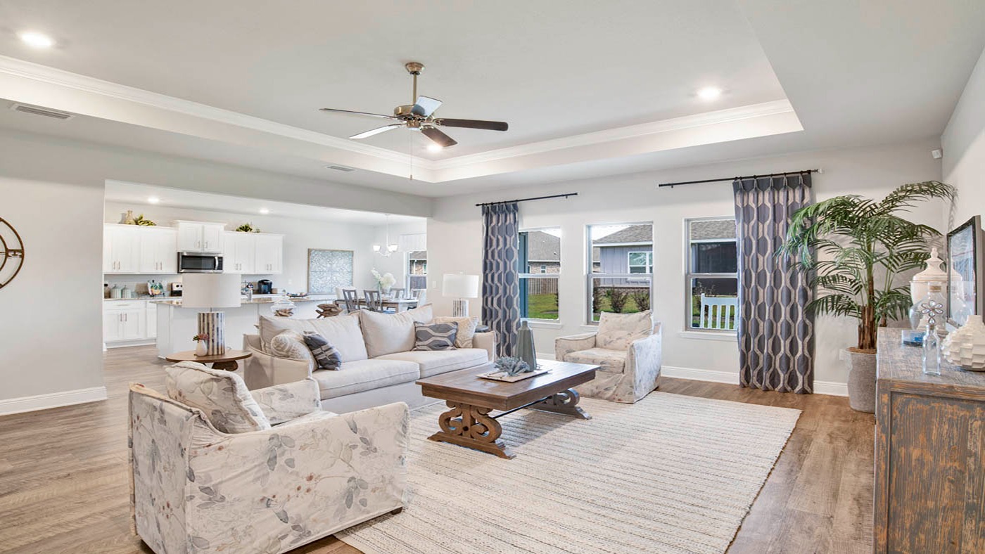 Victoria model home interior.