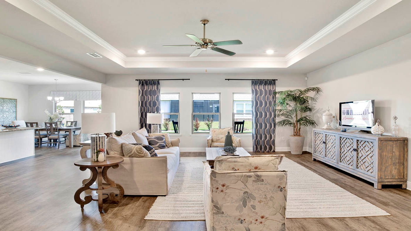 Victoria model home interior.