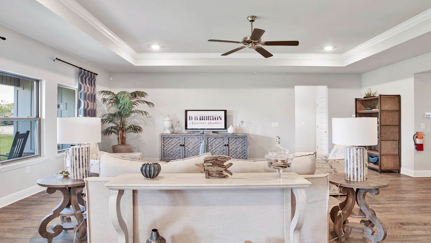 Victoria model home interior.