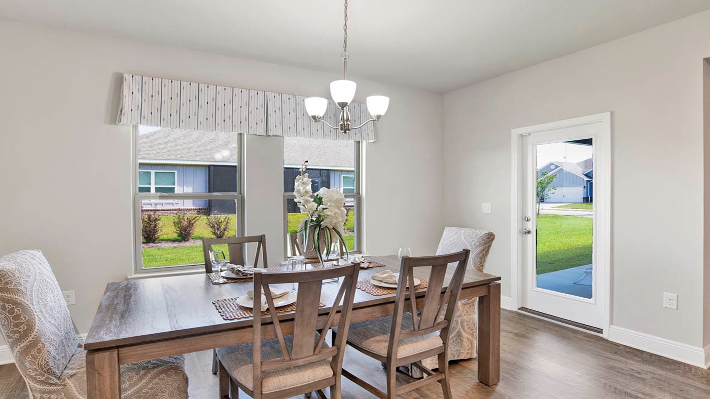 Victoria model home interior.