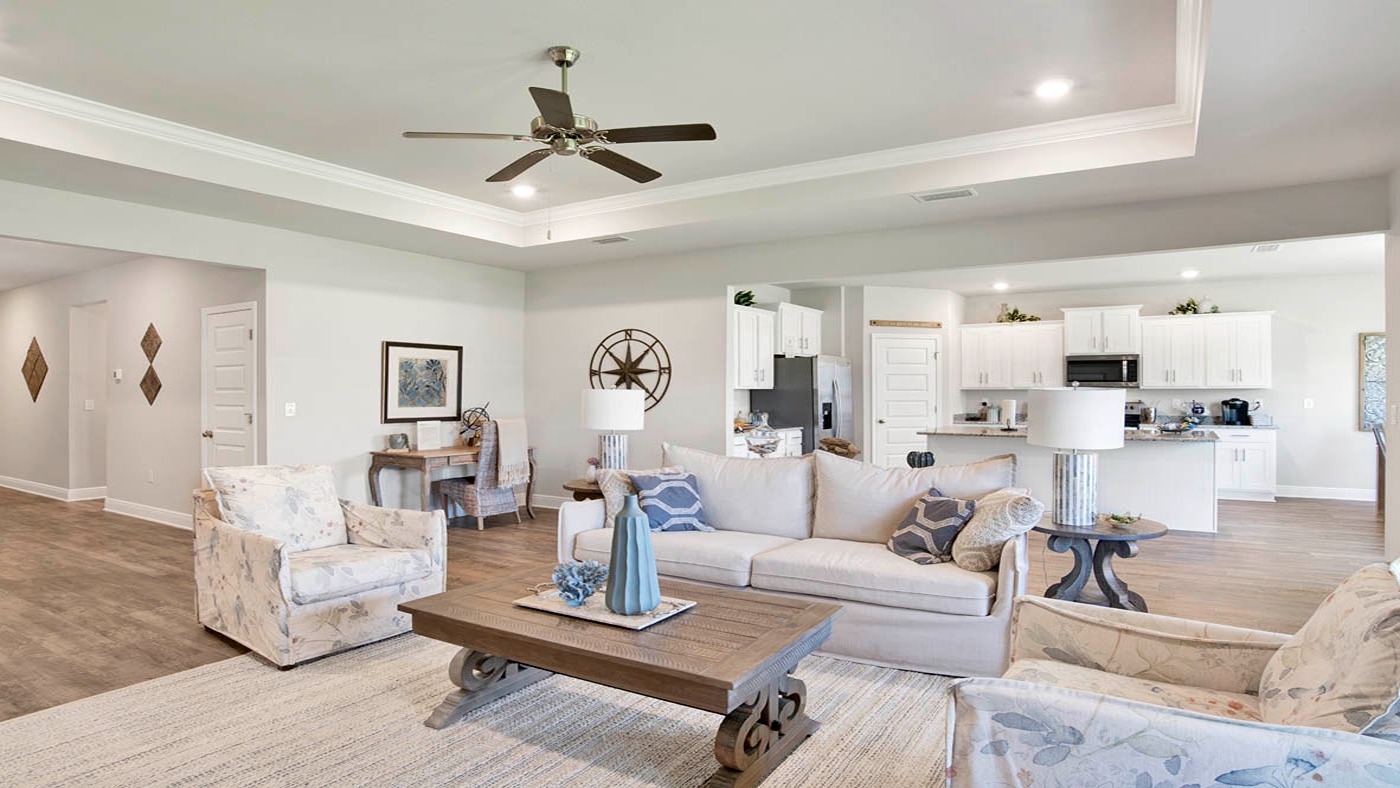 Victoria model home interior.