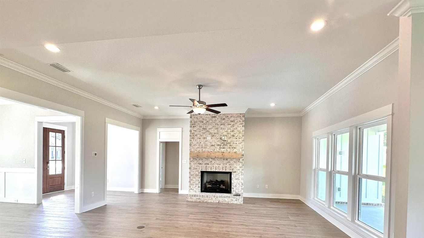 Hickory new home interior.