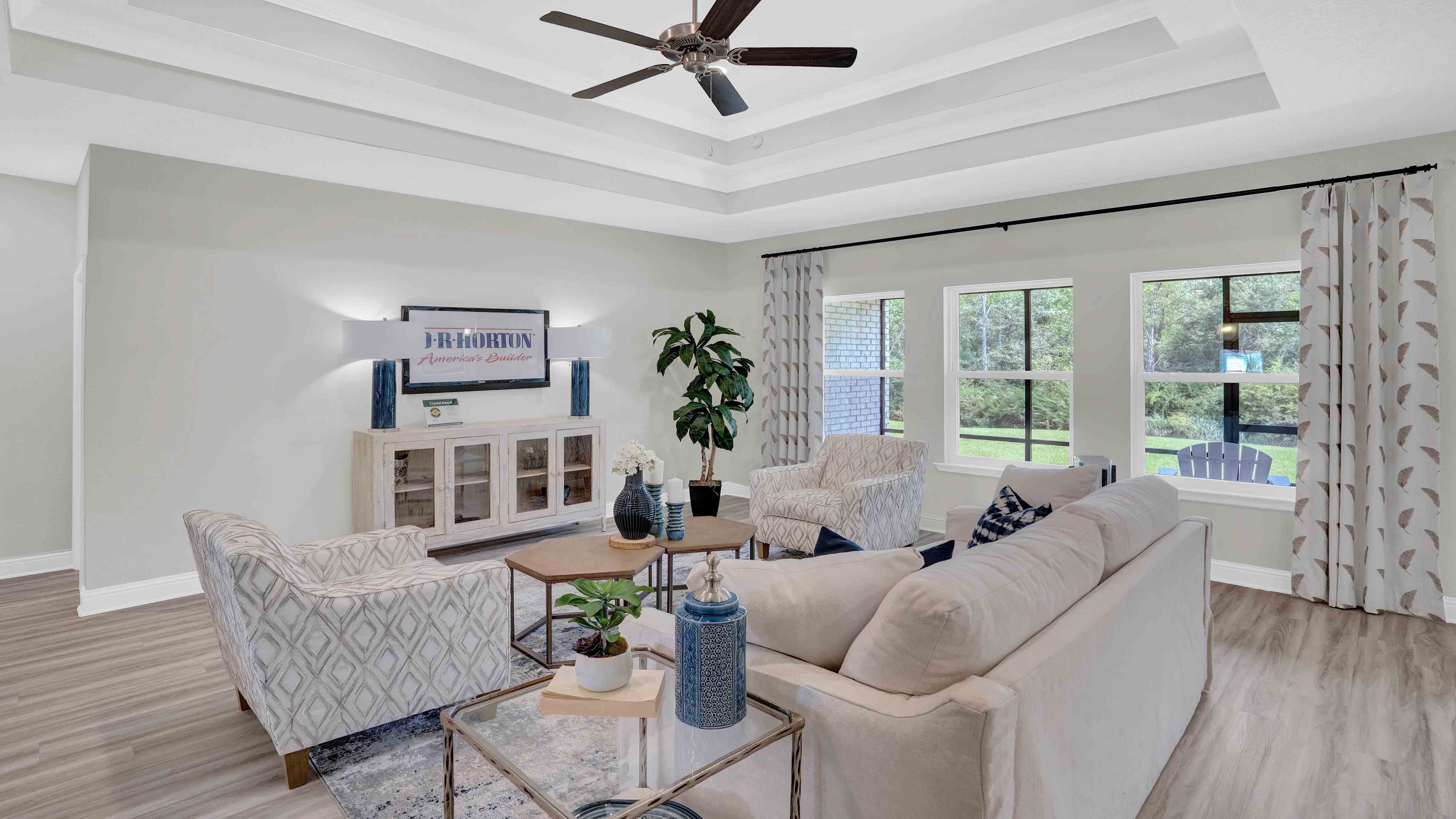 Interior of new home.