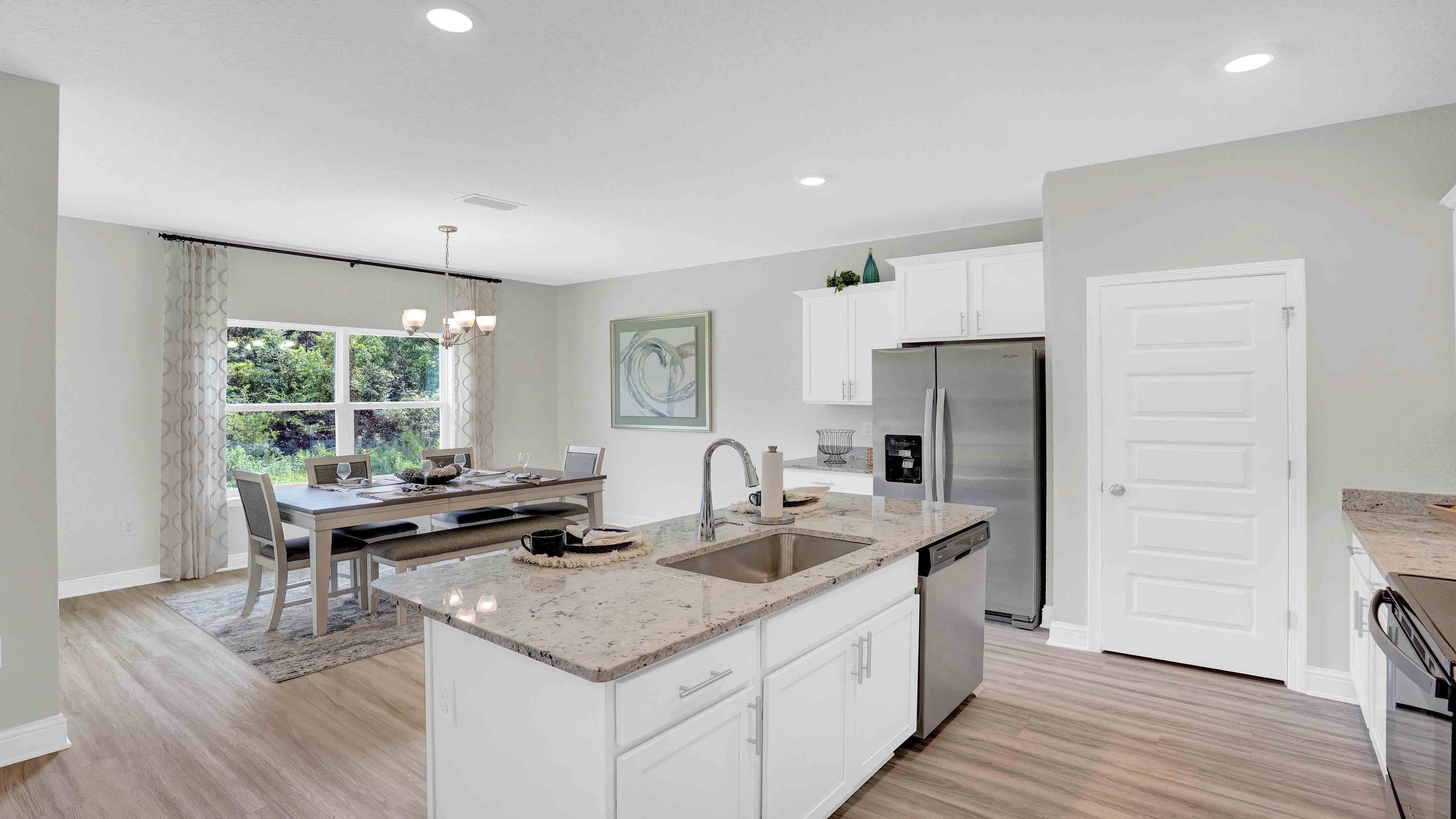 Interior of new home.