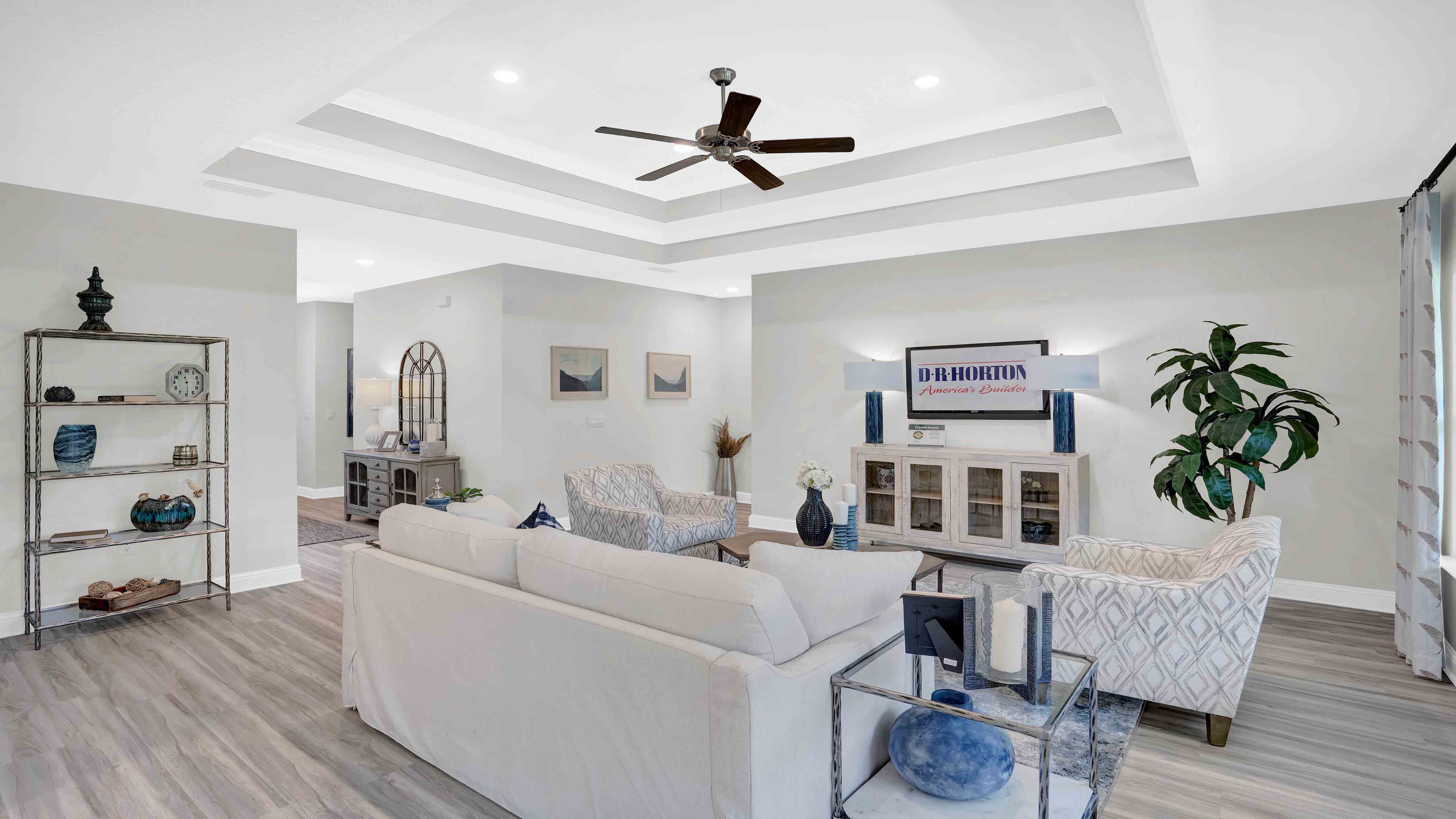 Interior of new home.