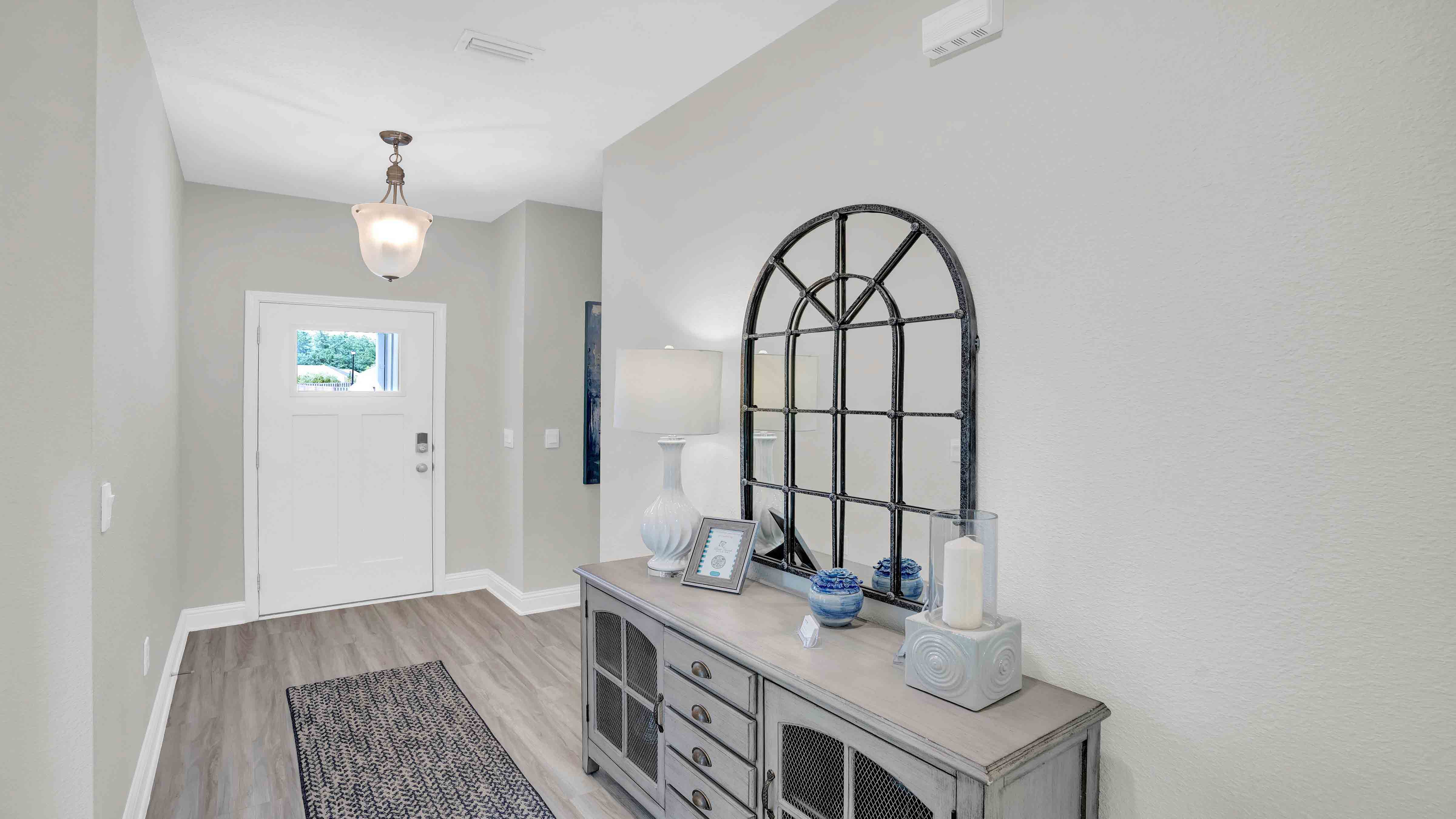 Interior of new home.