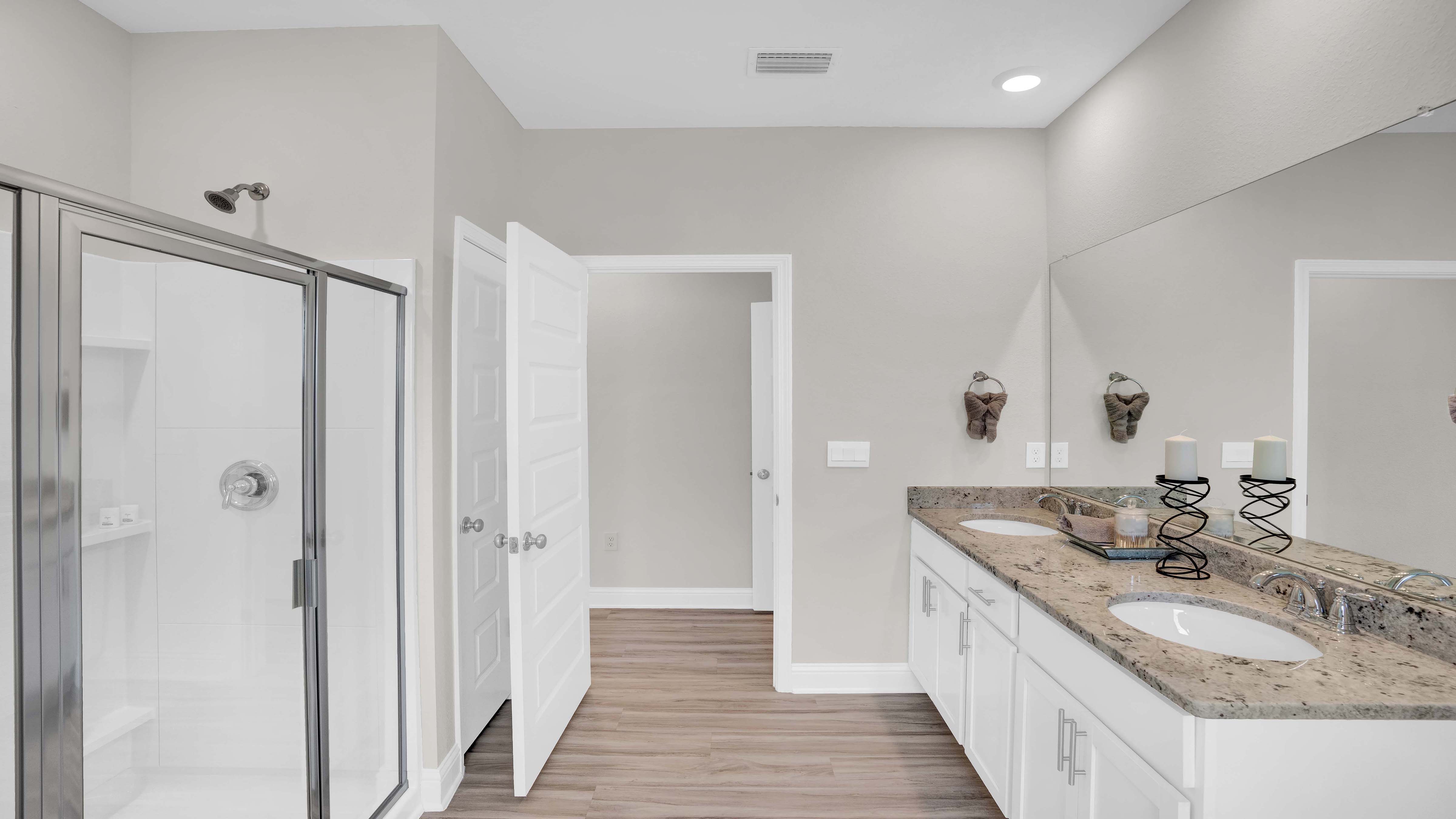 Interior of new home.