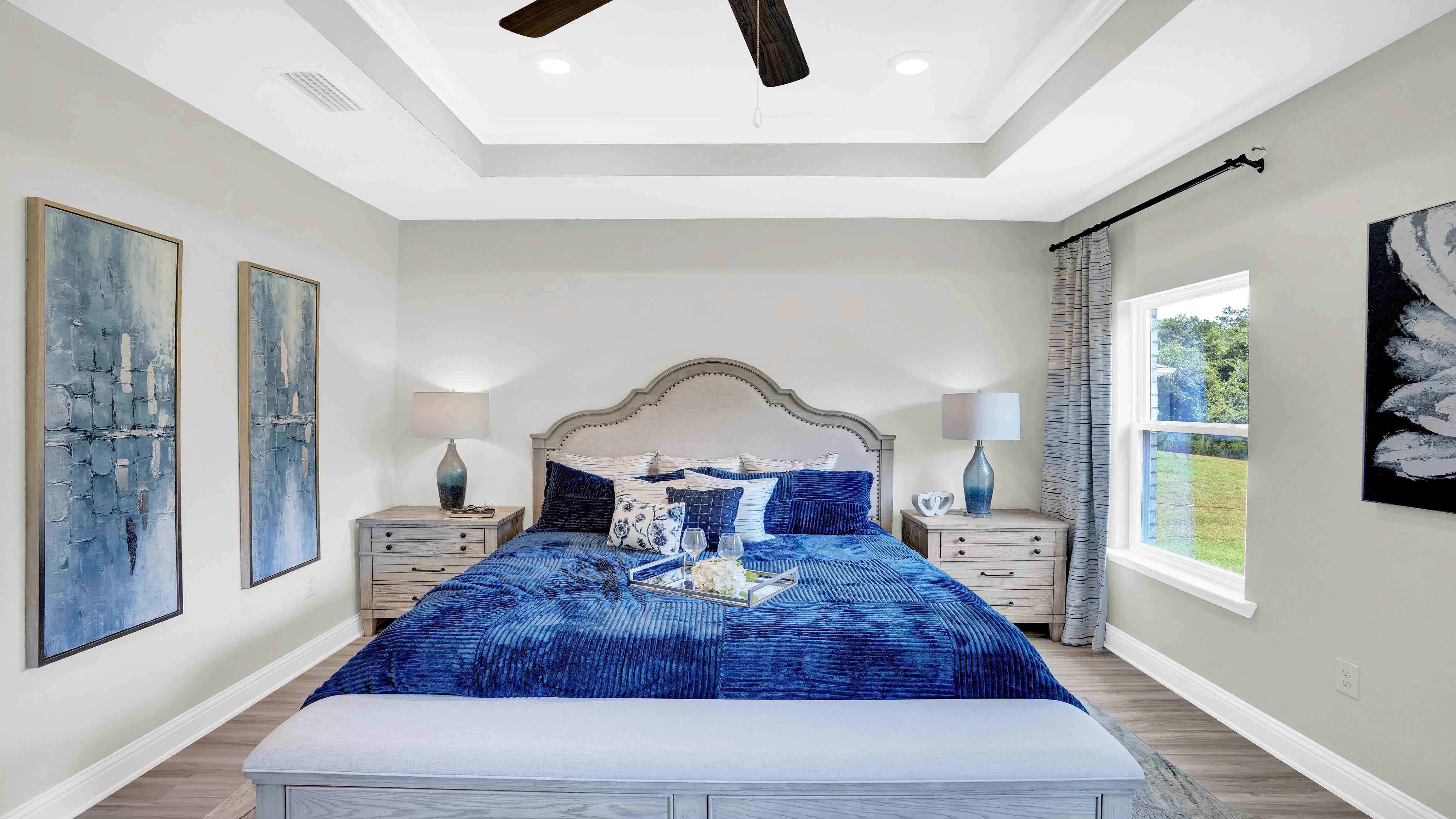 Interior of new home.