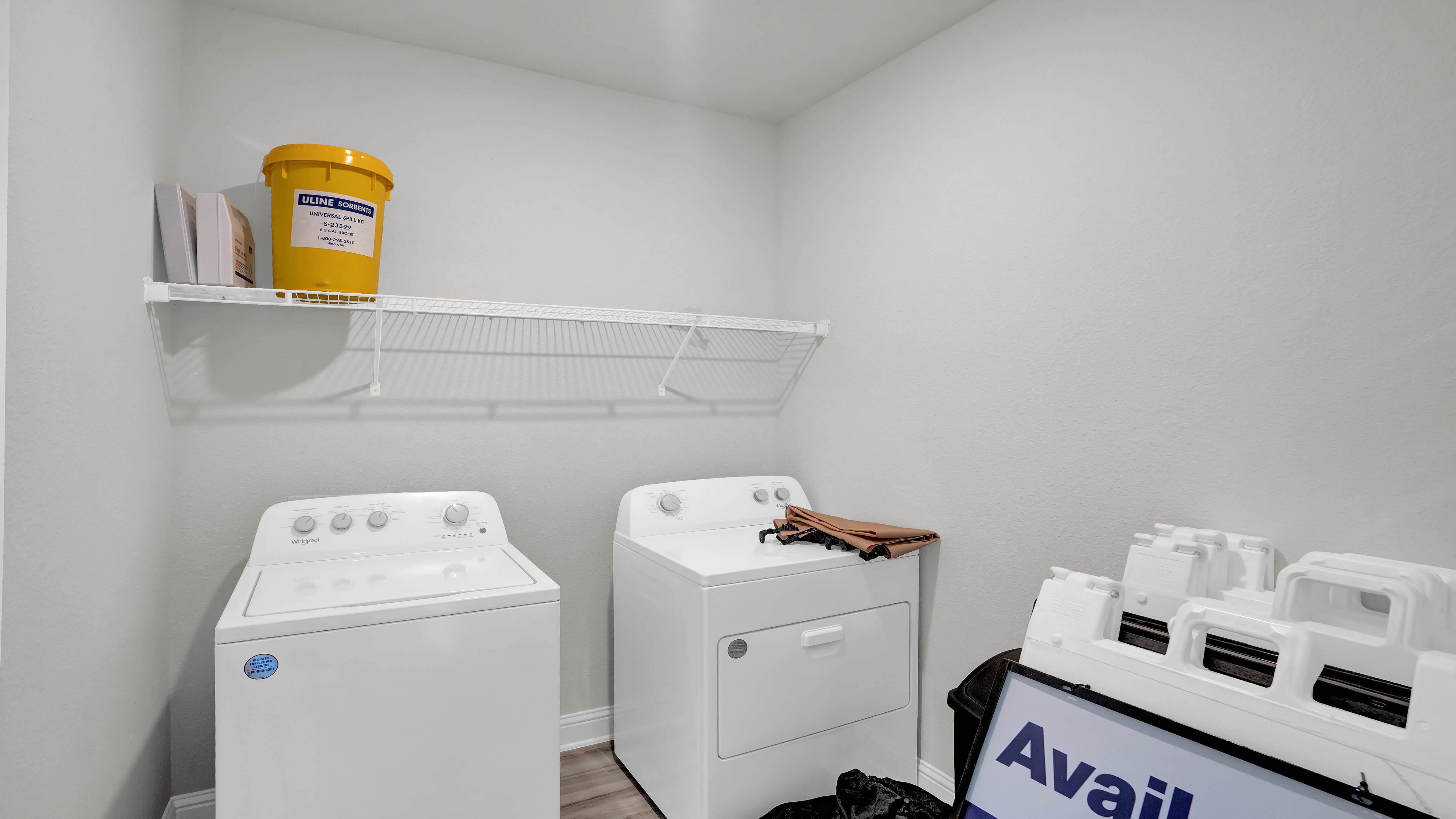 Interior of new home.