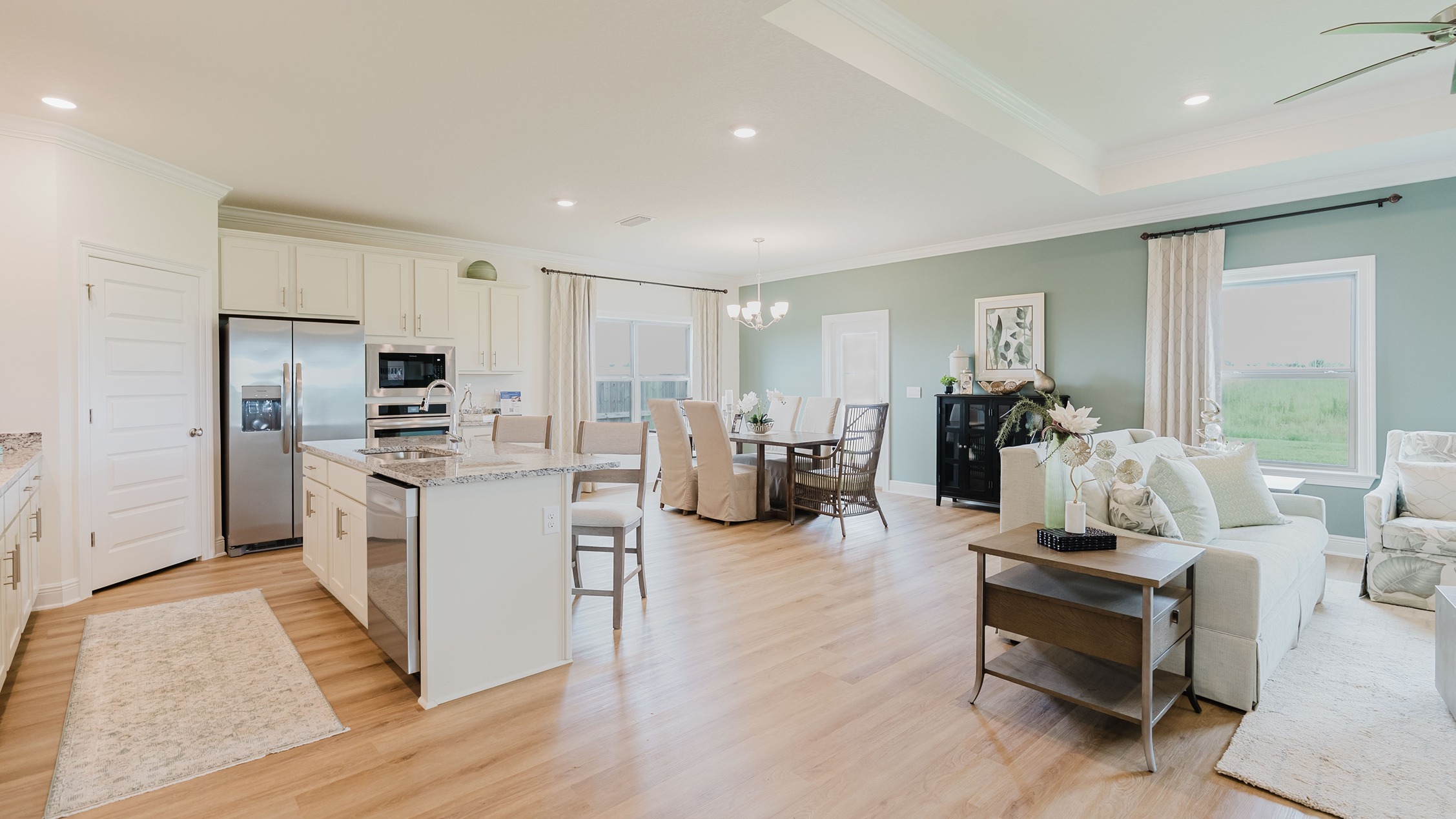 Open concept Taylor new home interior