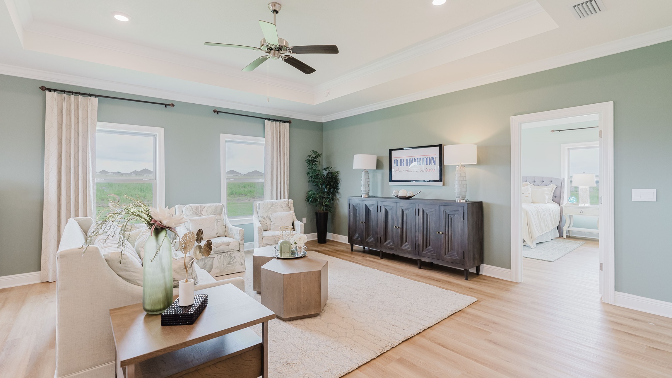 Open concept Taylor new home interior