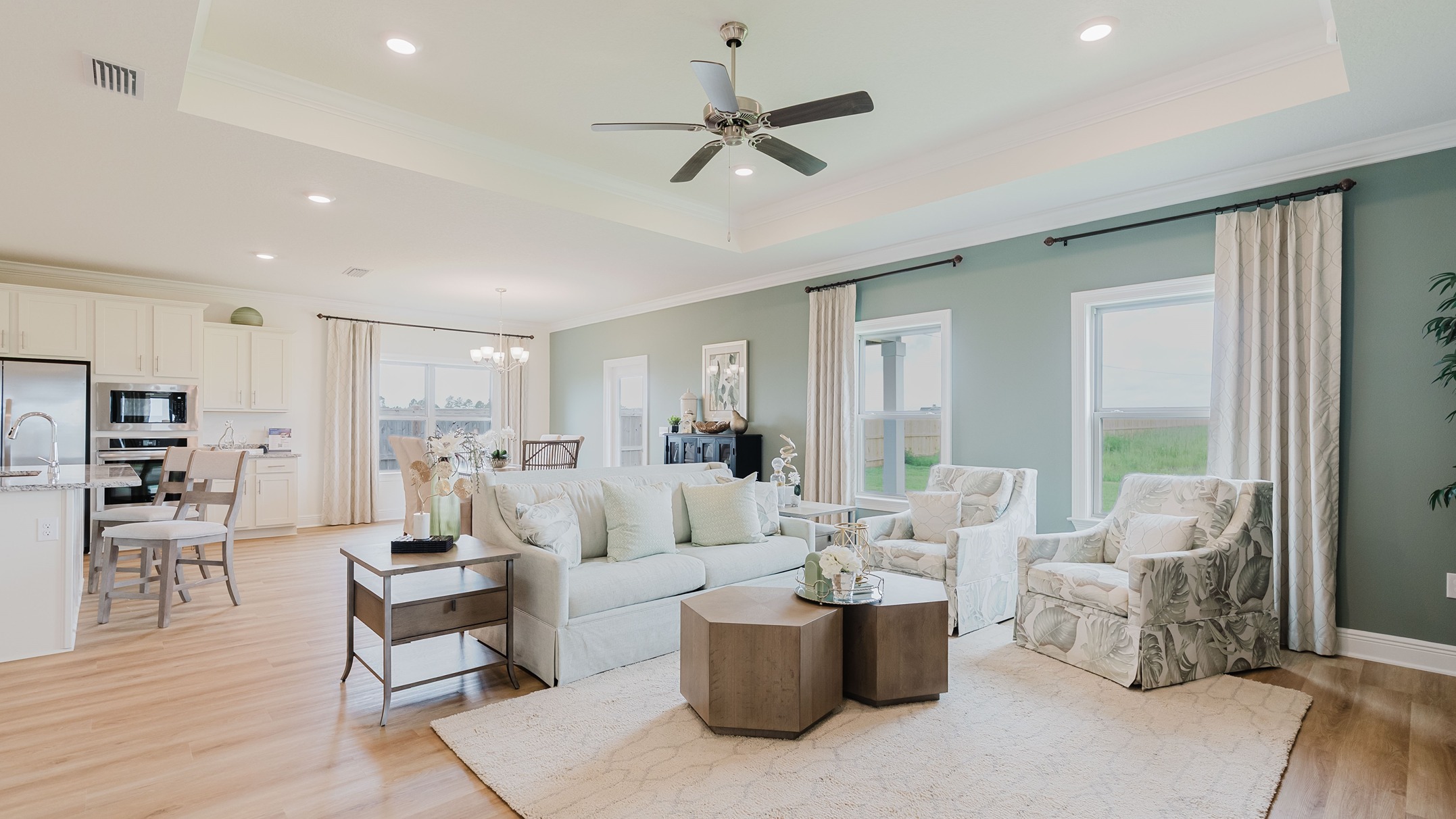 Open concept Taylor new home interior