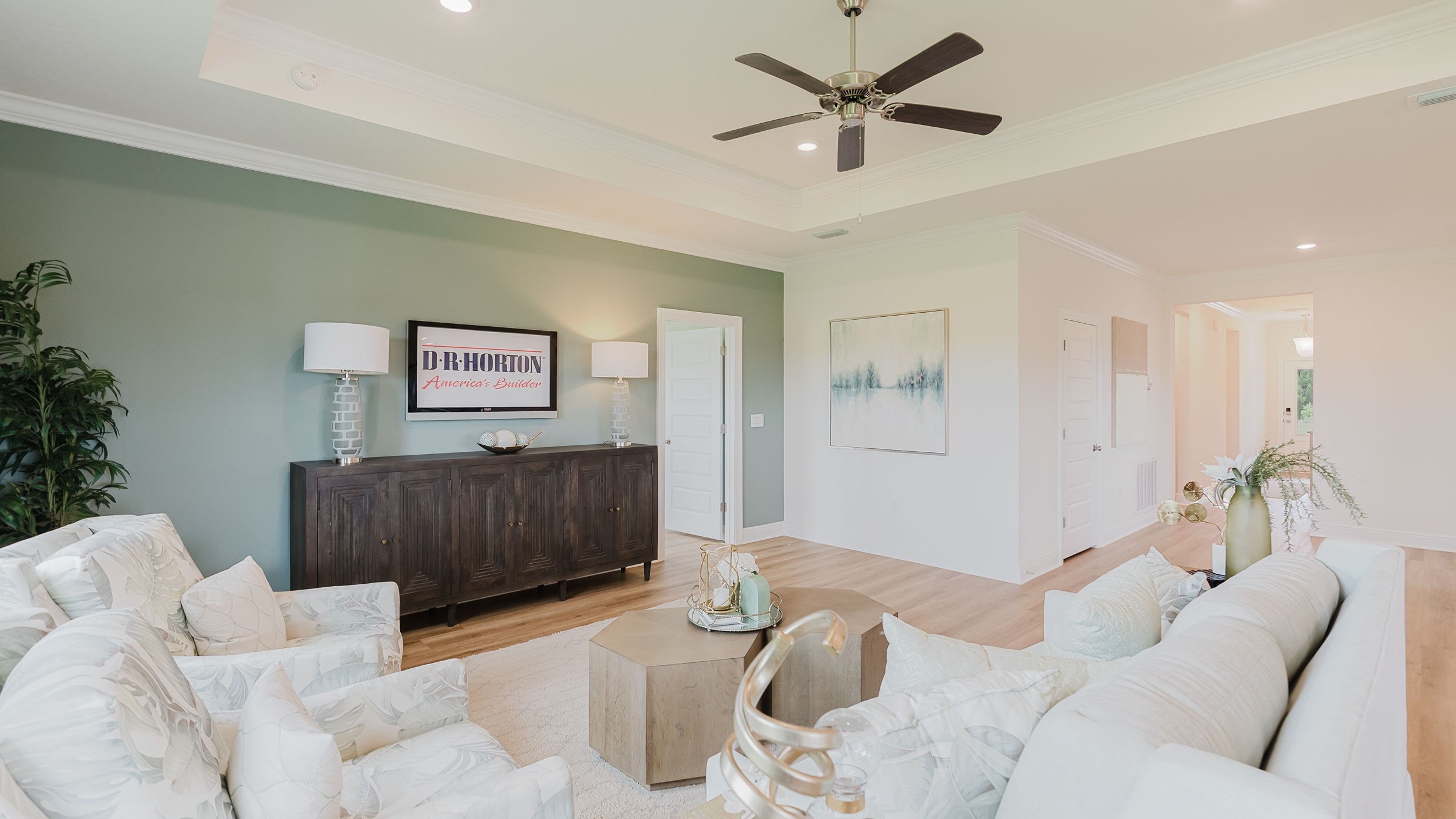 Open concept Taylor new home interior