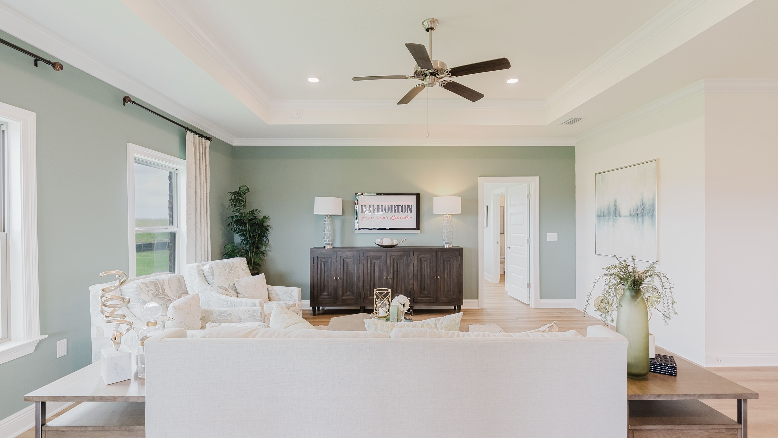 Open concept Taylor new home interior