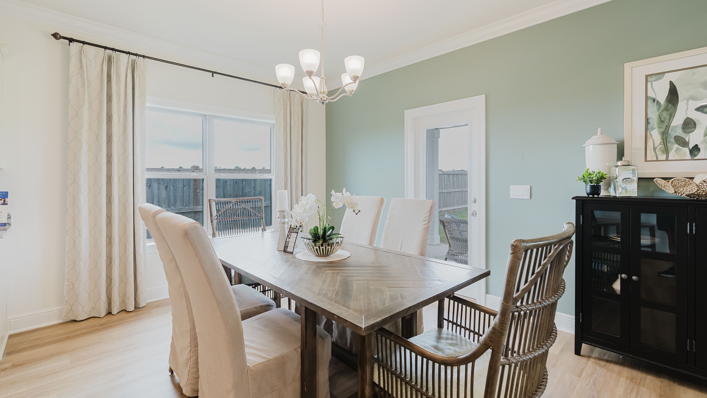 Open concept Taylor new home interior