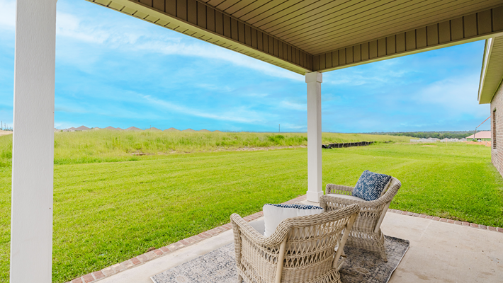 Taylor covered back porch
