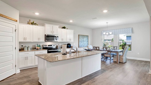 Victoria model home interior.