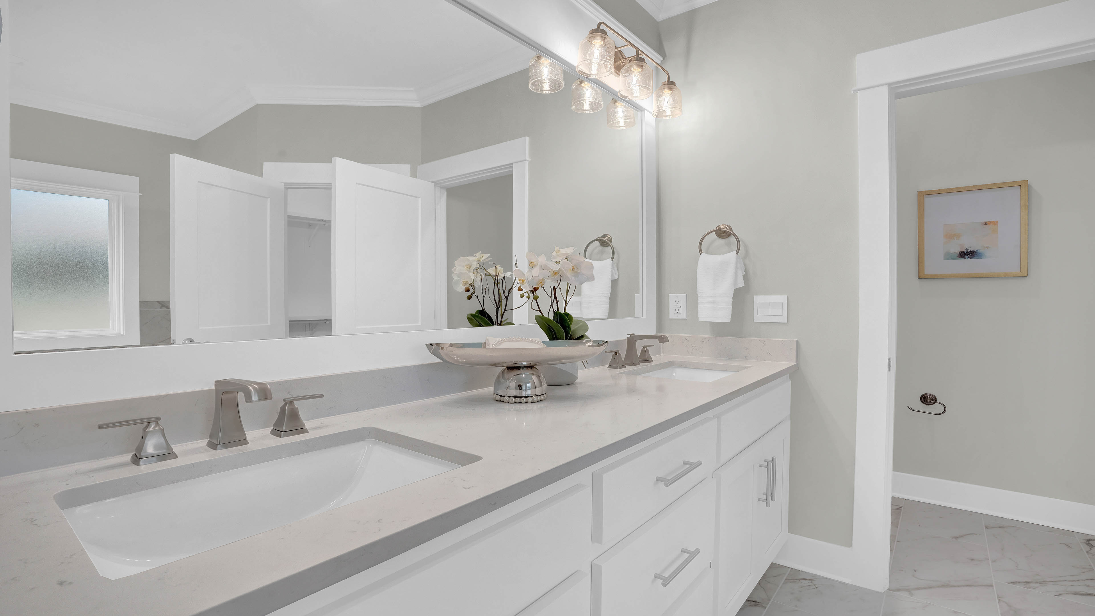 Decorated Holly model home interior.