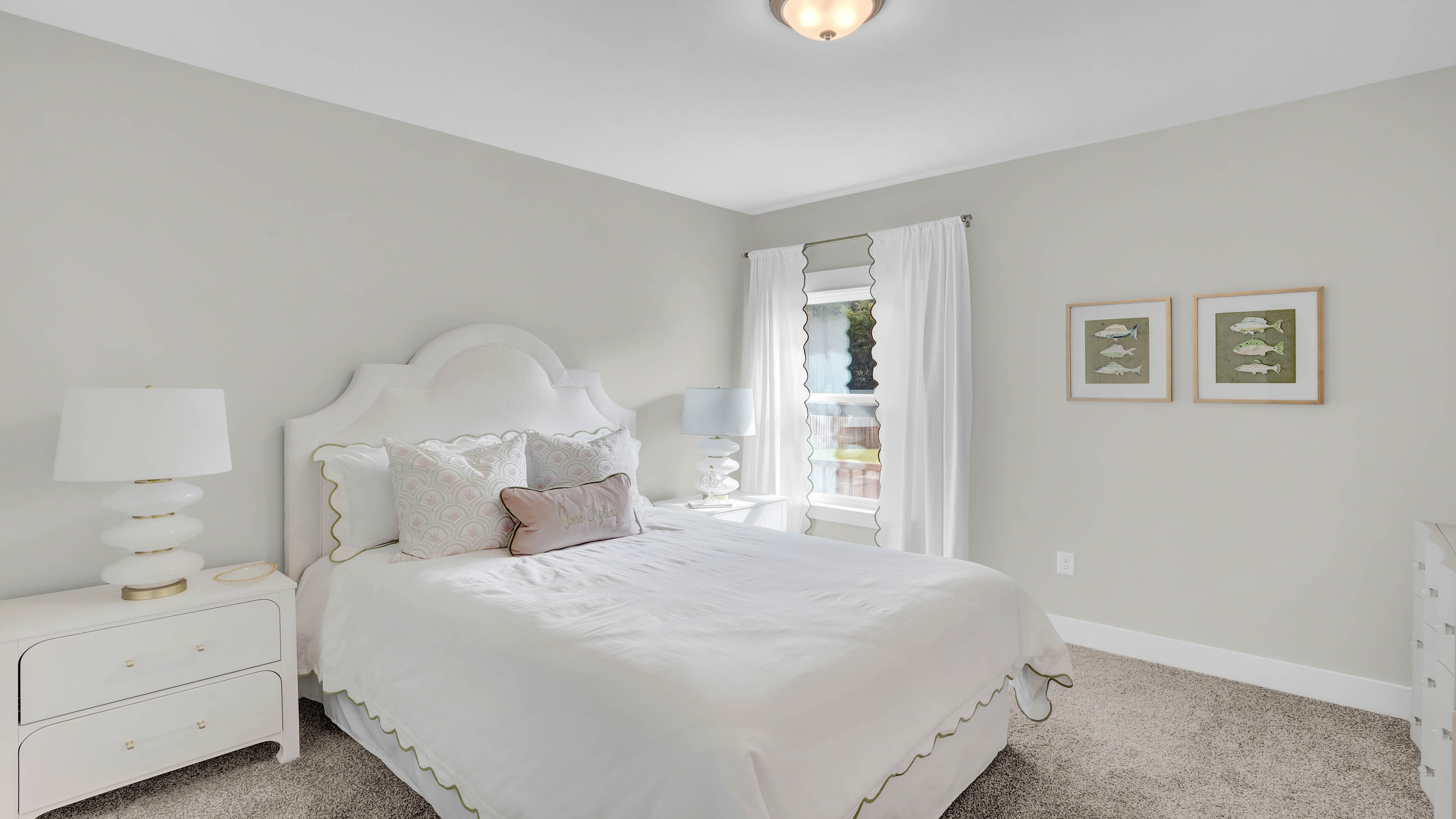 Decorated Holly model home interior.