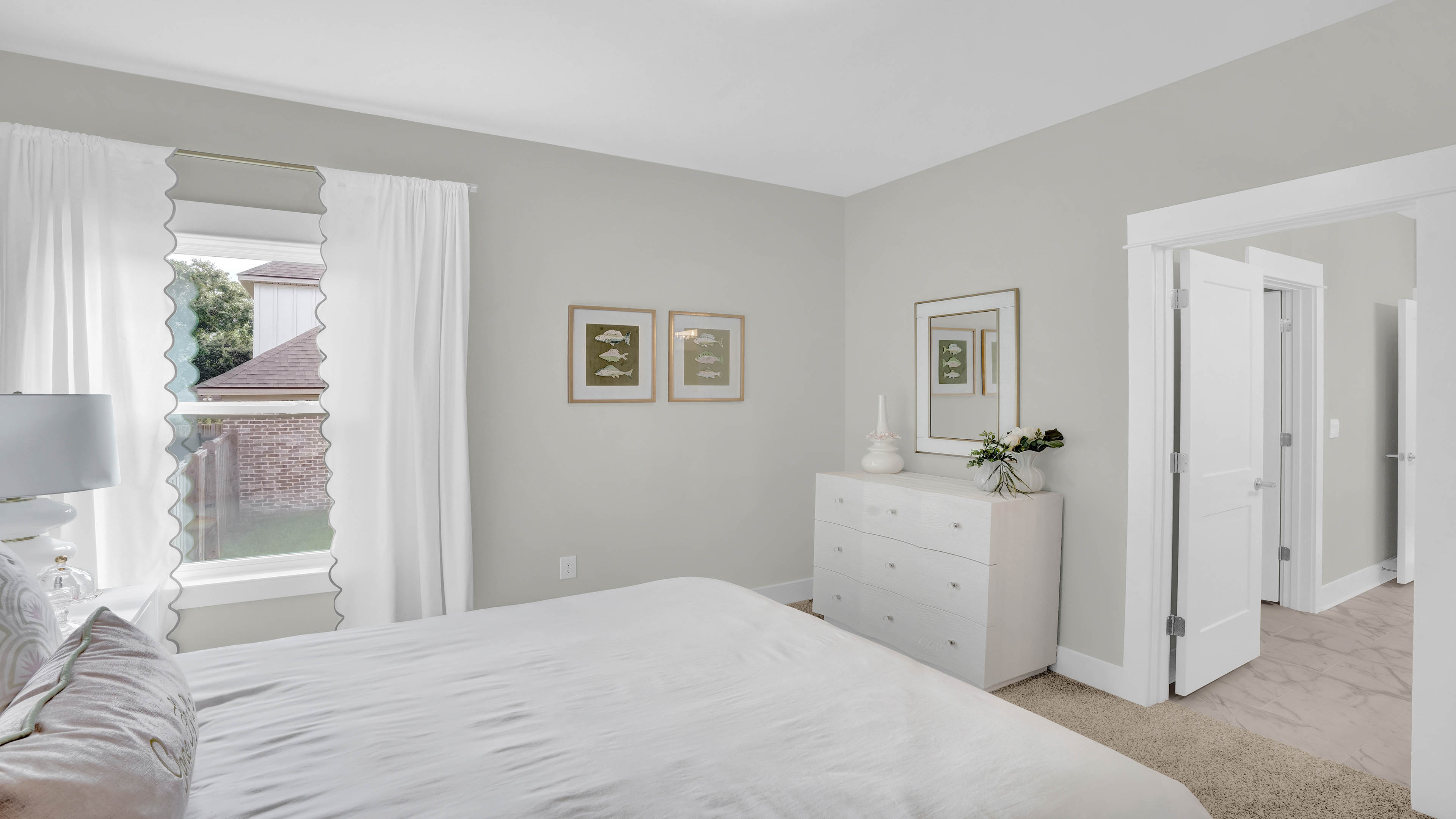 Decorated Holly model home interior.