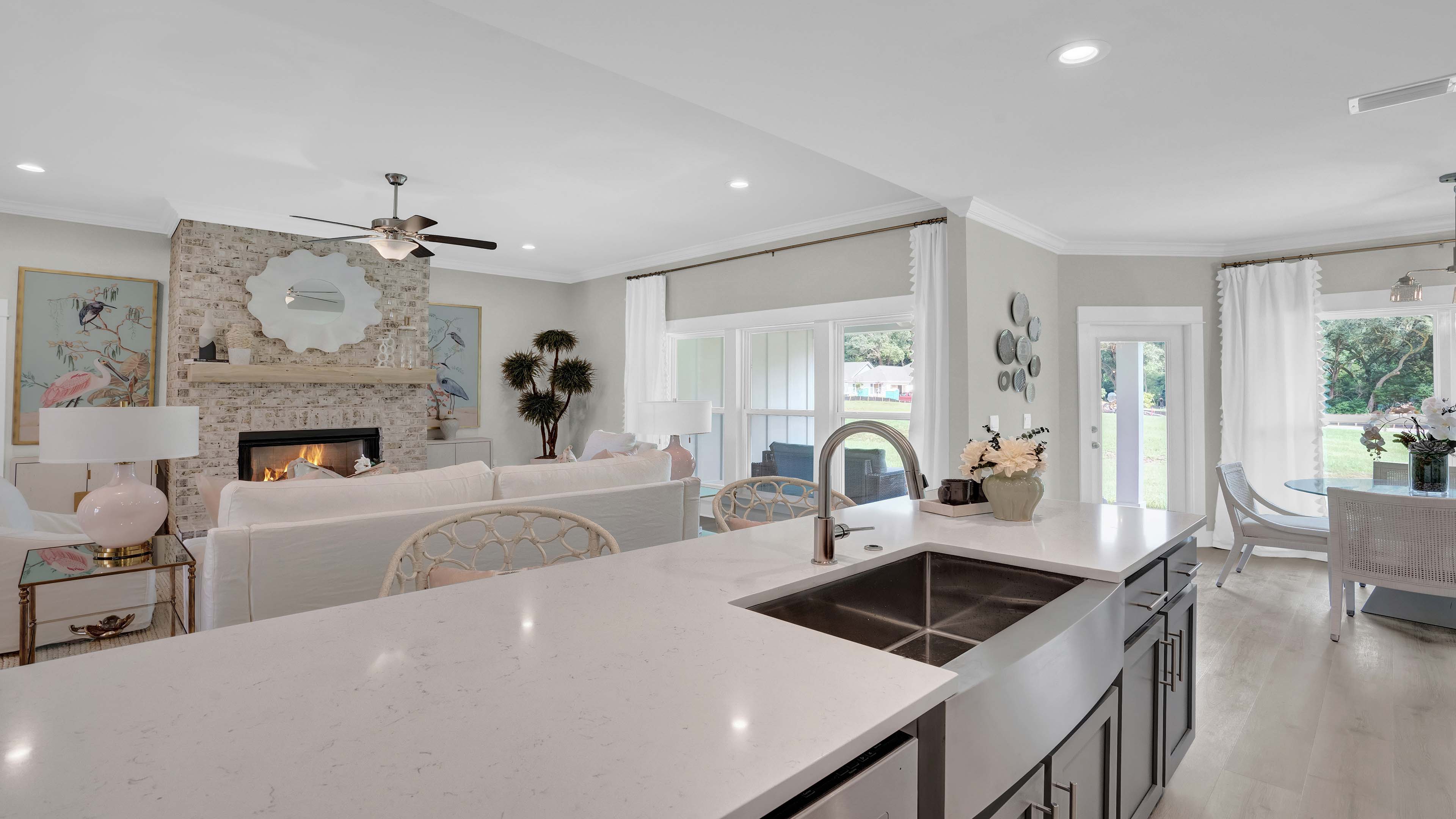 Decorated Holly model home interior.