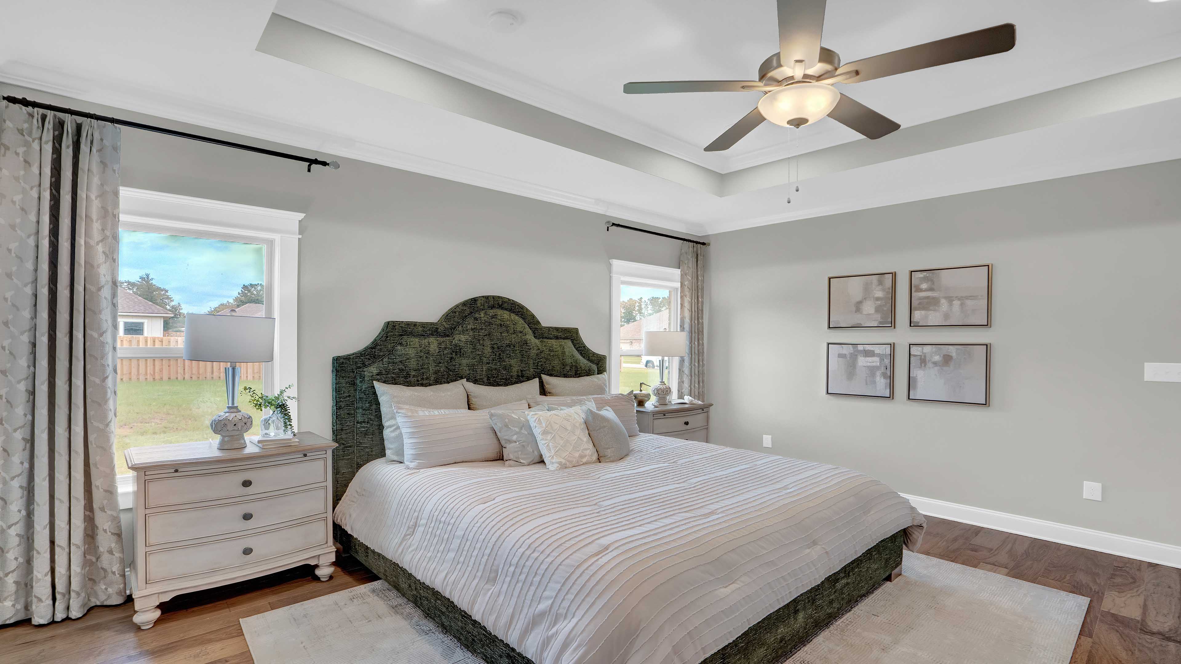 pecan bedroom