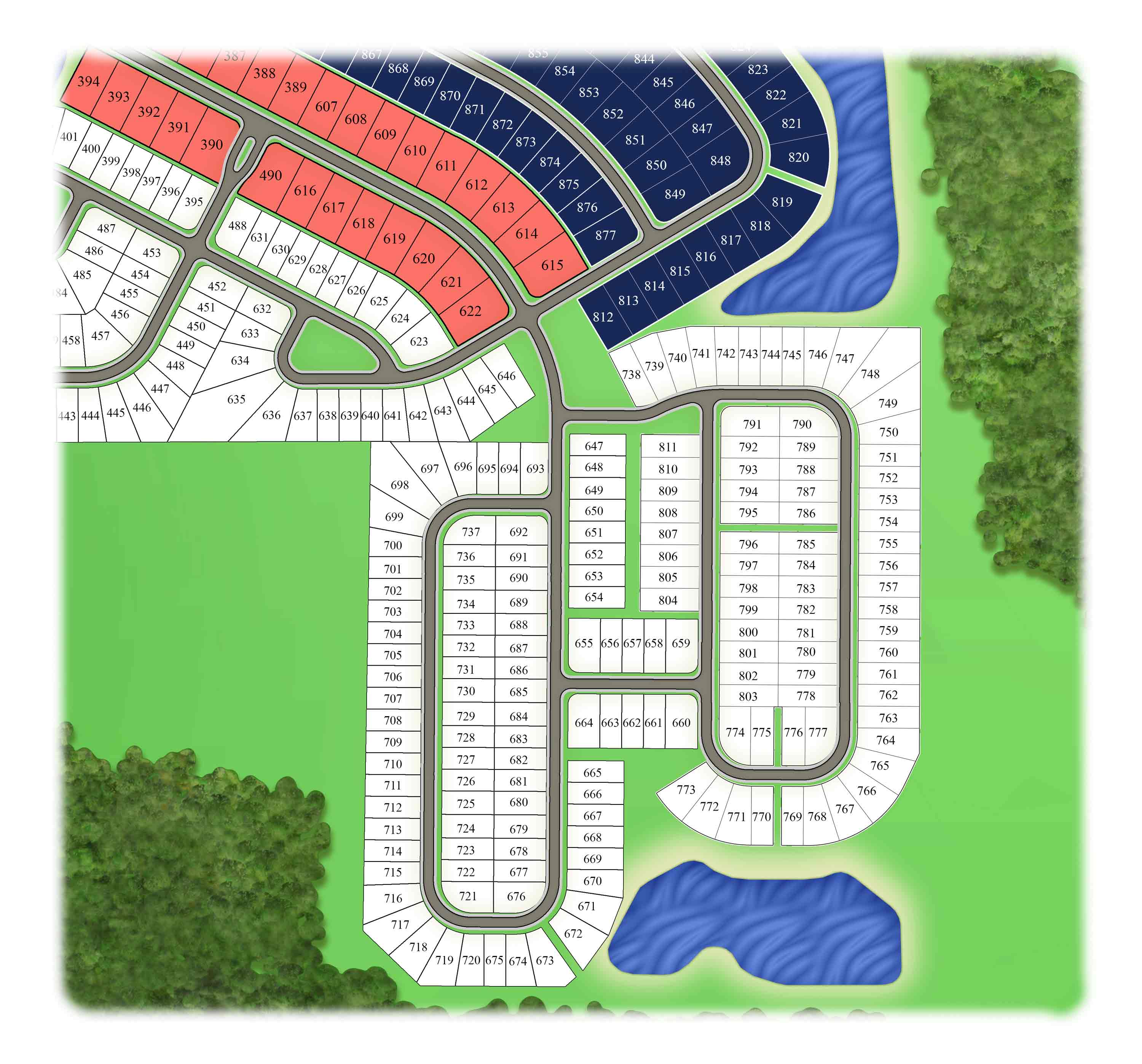 Static Lot Map