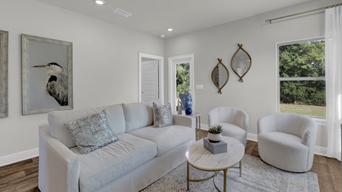 Open concept Sullivan new home interior