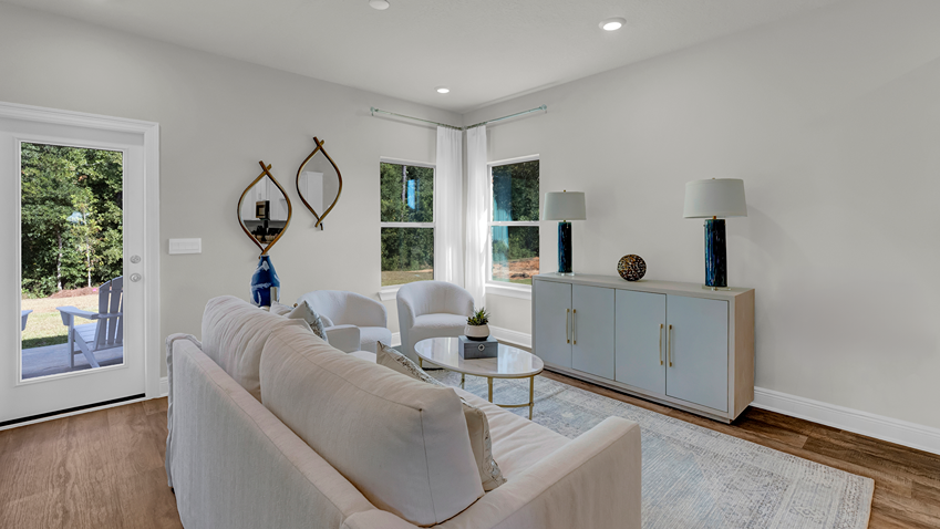 Open concept Sullivan new home interior