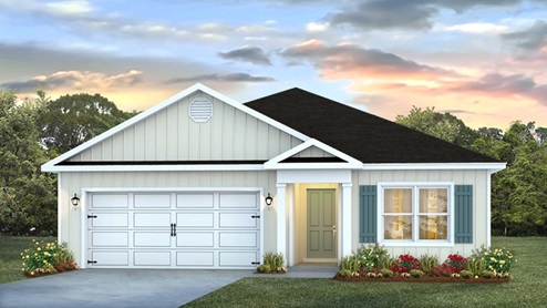 Aria new home exterior.