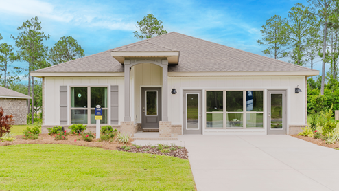 Laurelbrooke Model Home in Fairhope, AL- Cali One Story Home