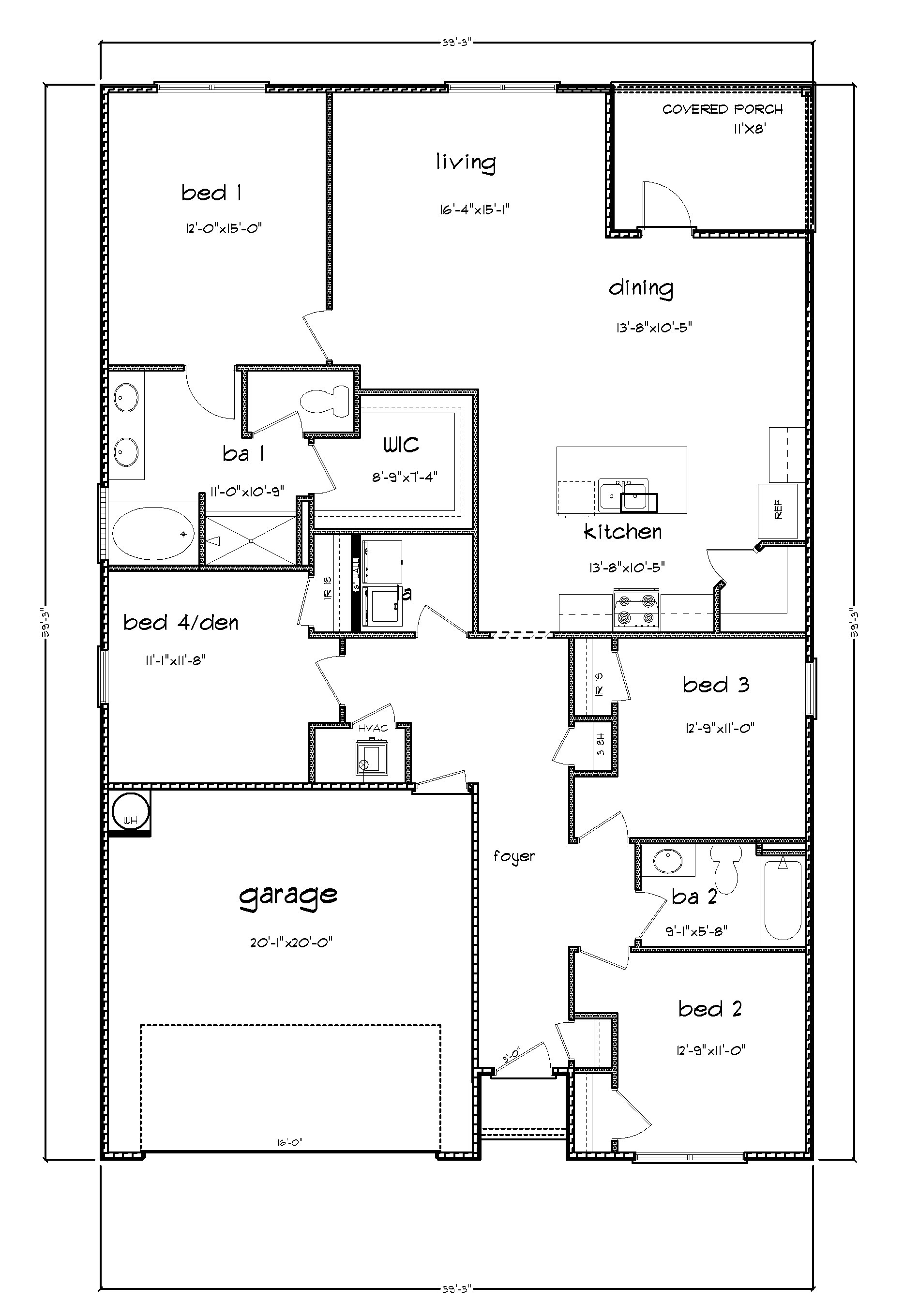 Cali 9' Floor Plan