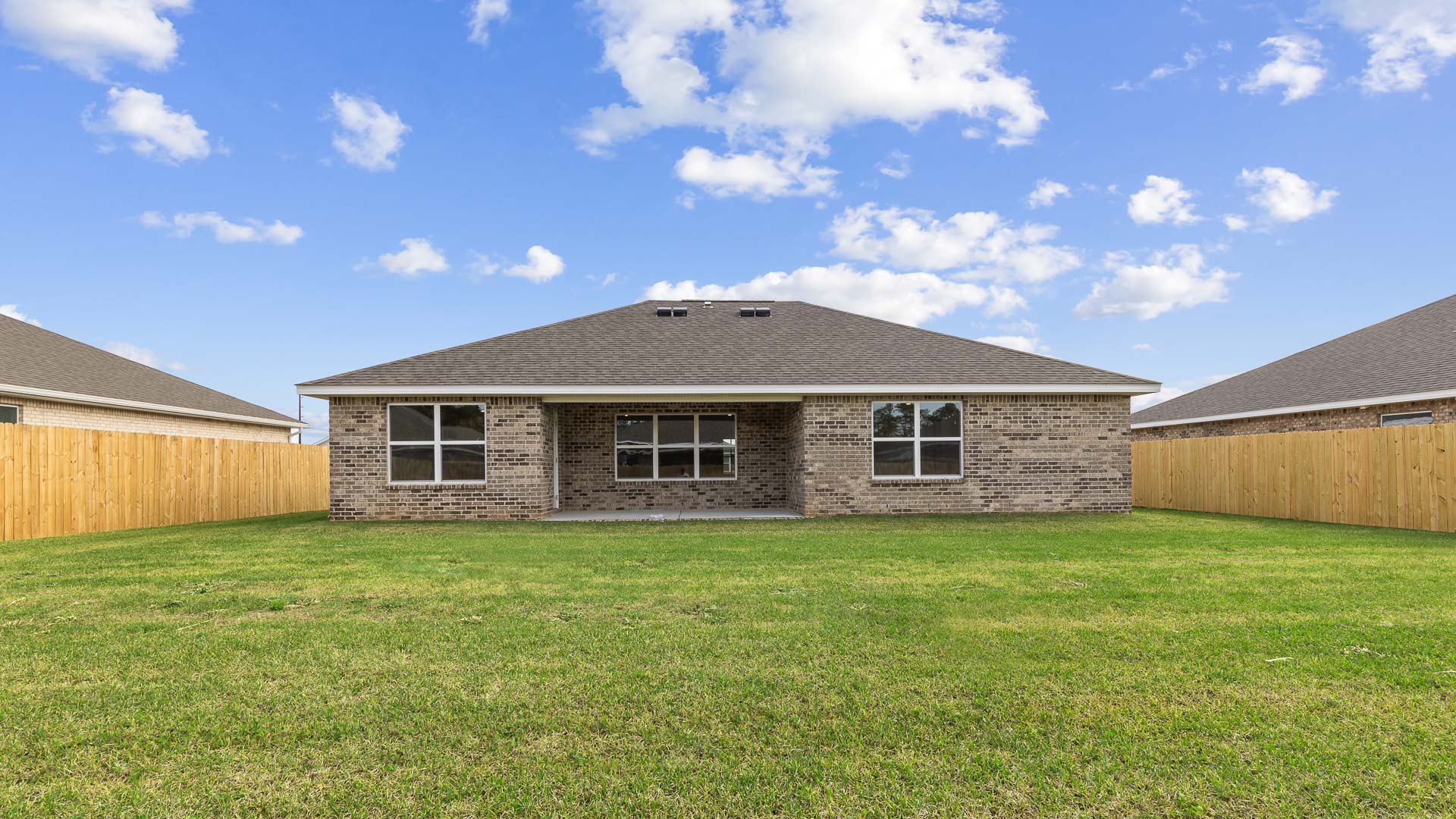 Alston covered back porch and exterior