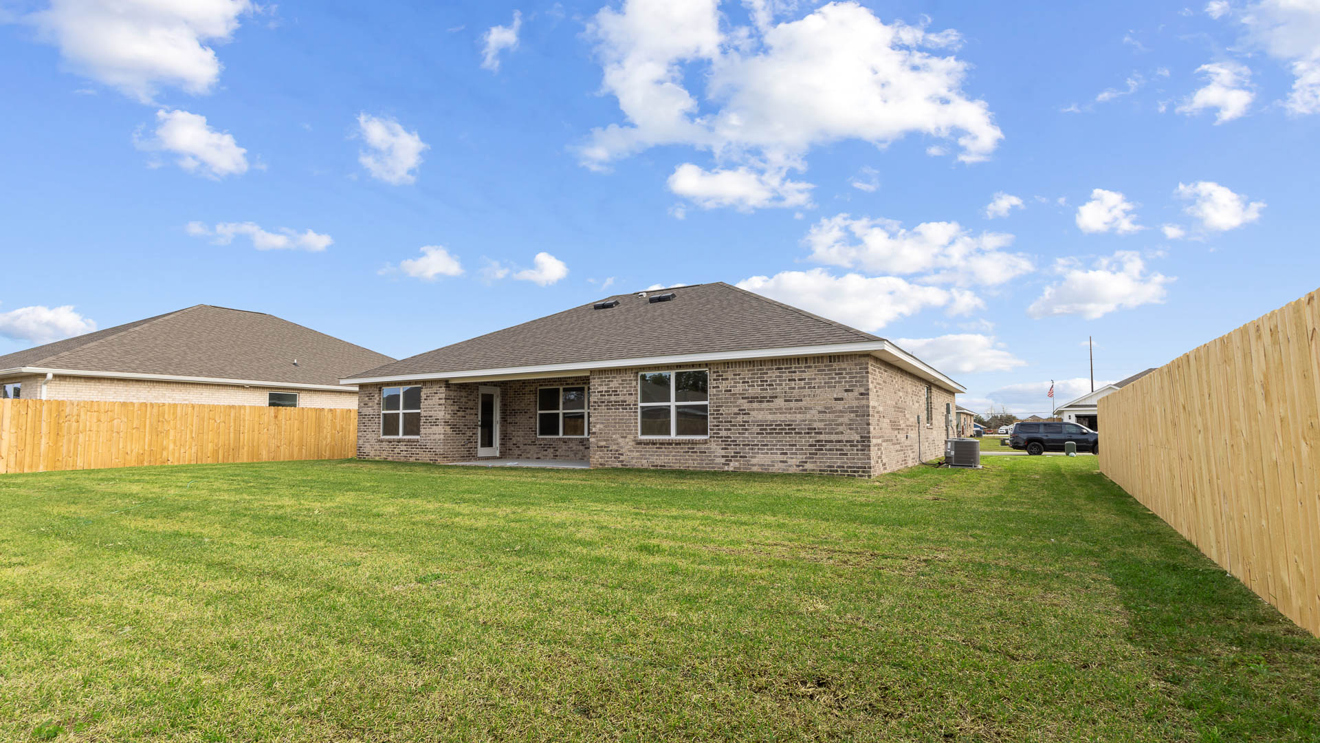 Alston covered back porch and exterior