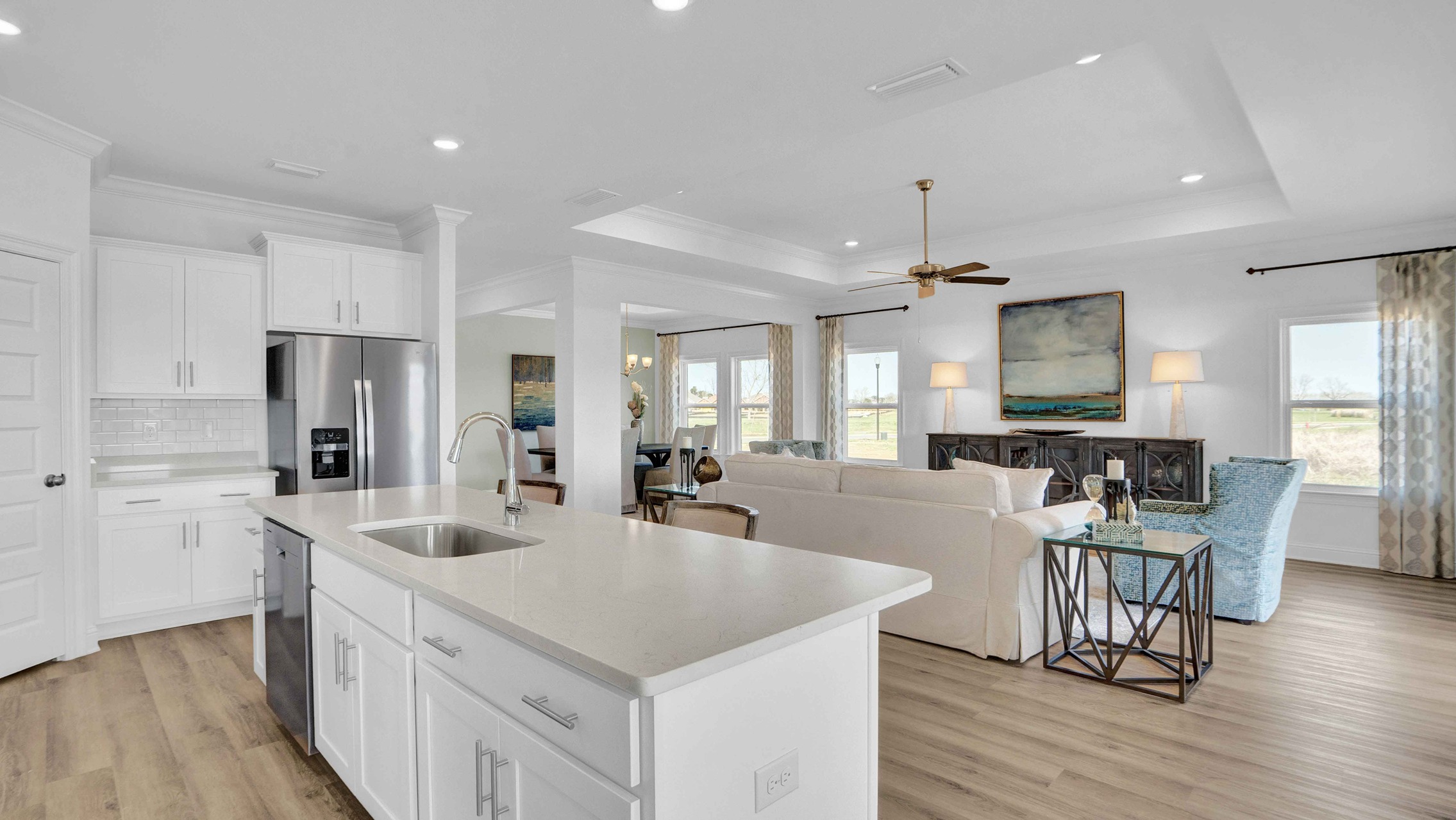 Camden open-concept new home interior