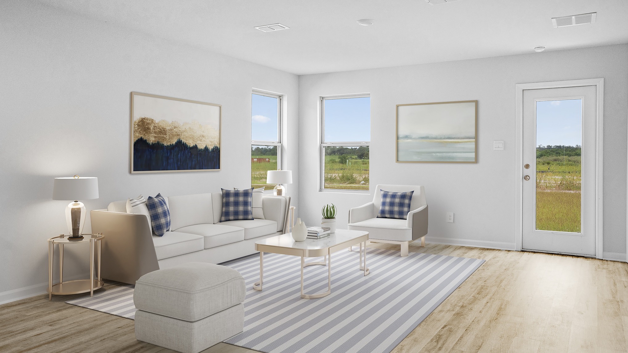 Sullivan staged interior