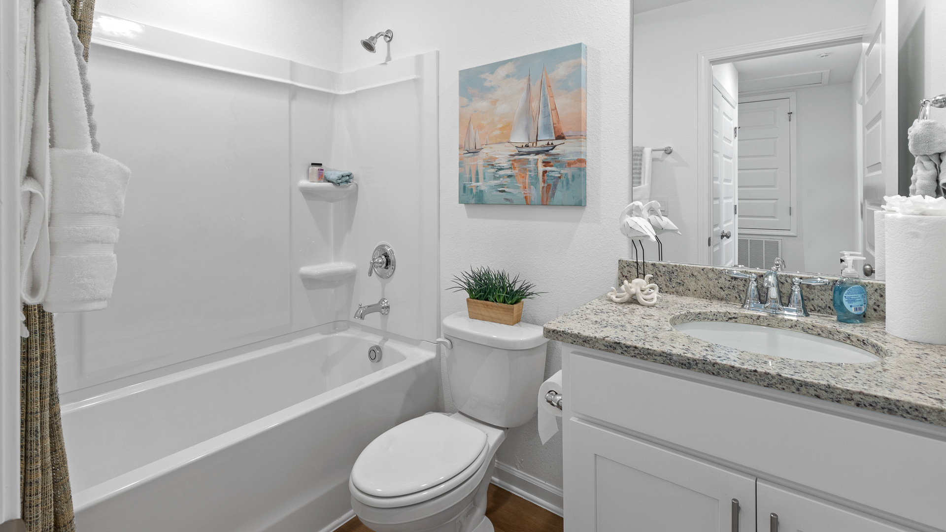 palm bathroom