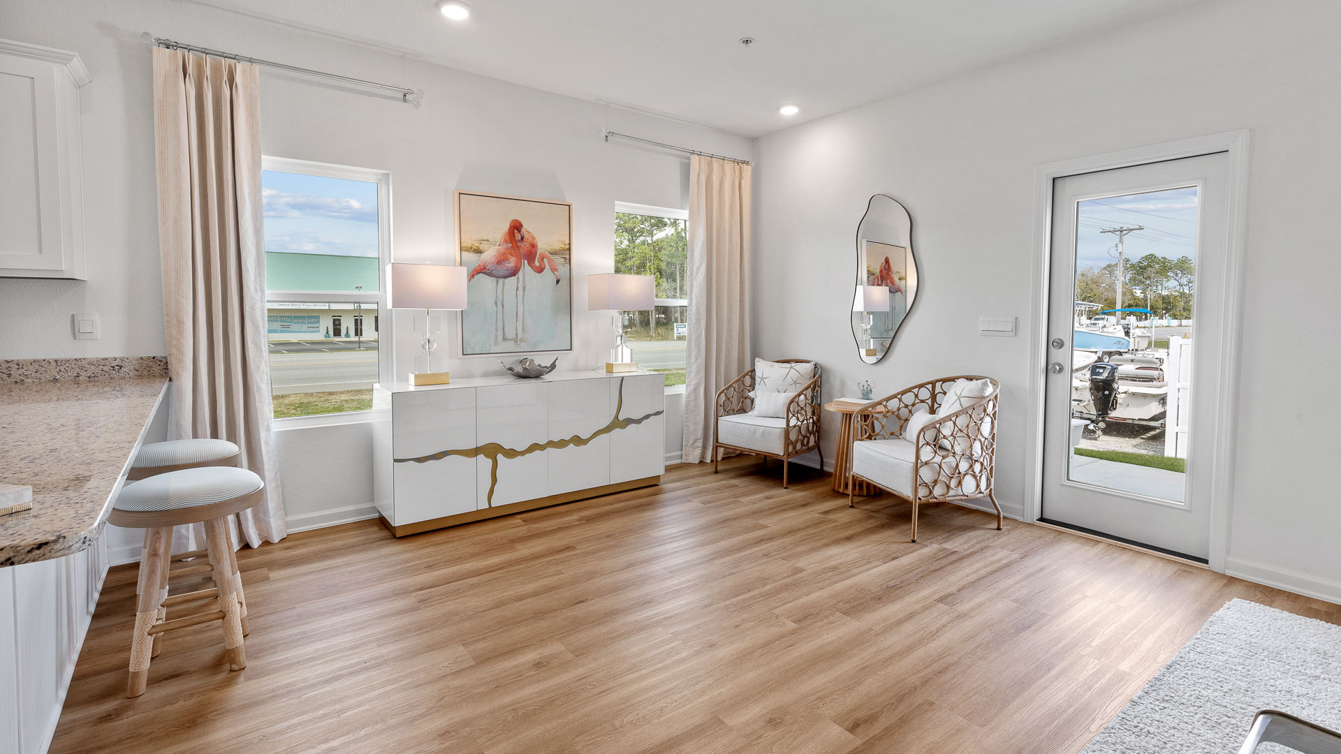 palm living room