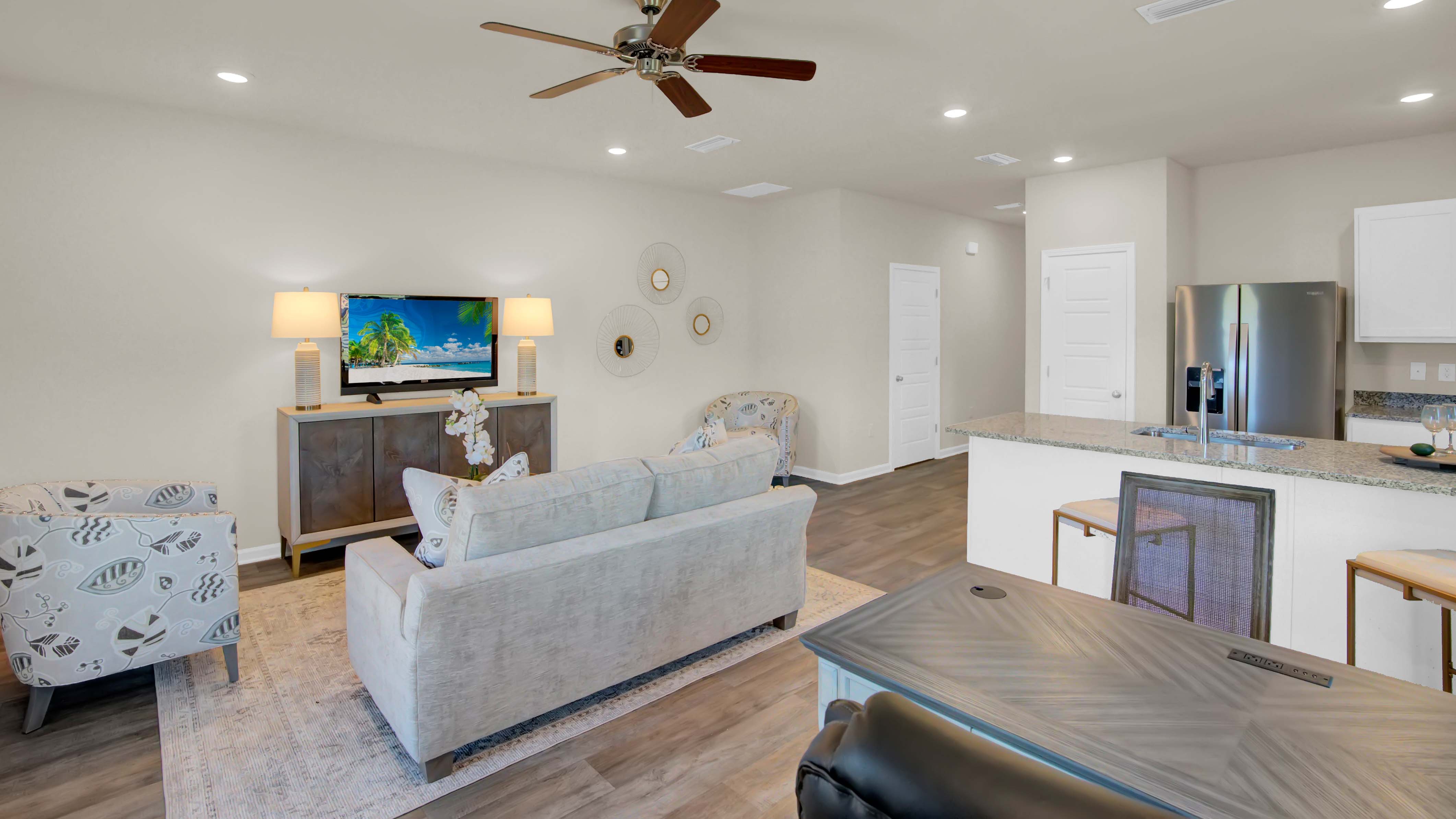 palm living room