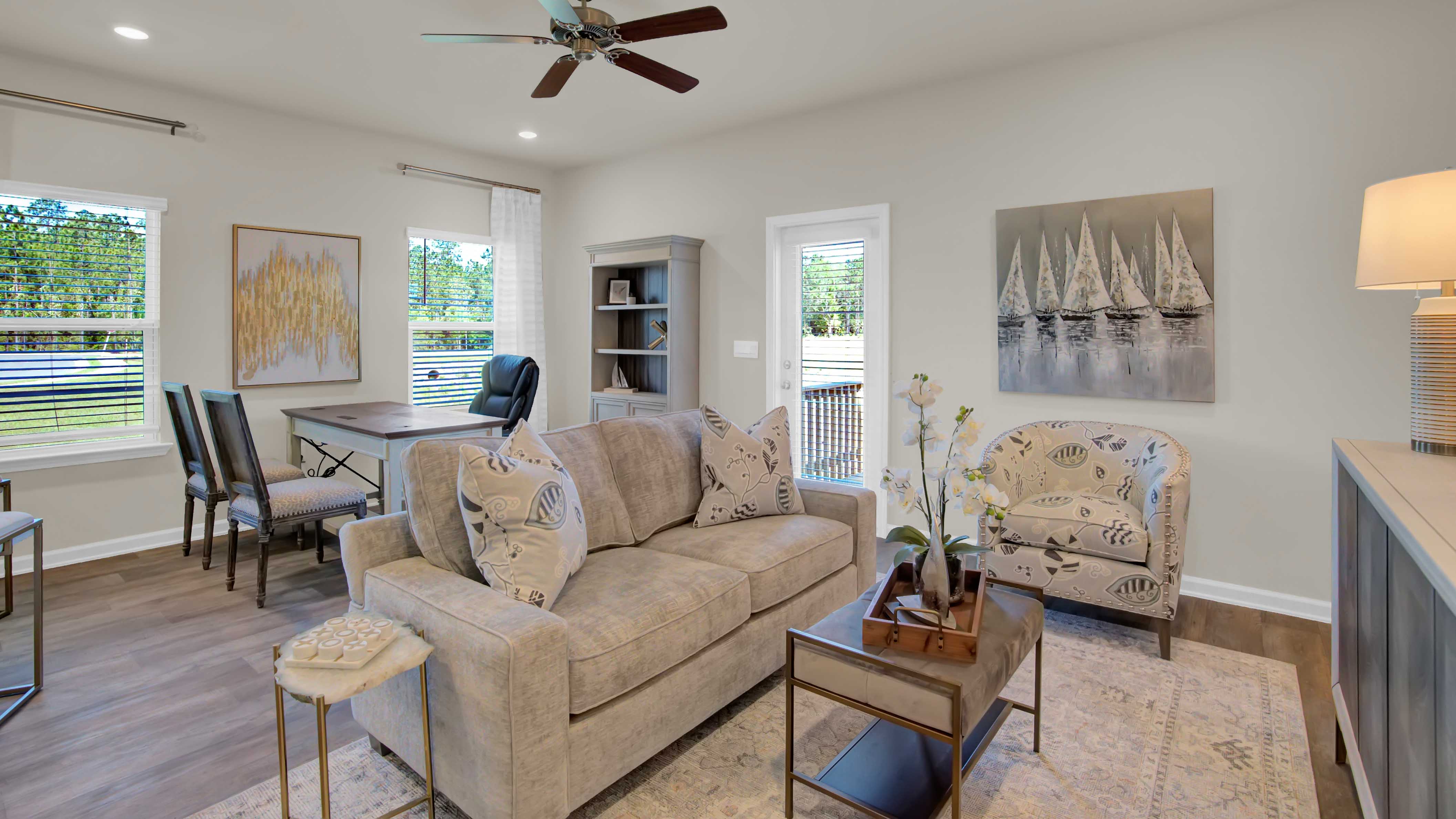 palm living room