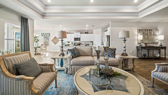 Hawthorne model interior.